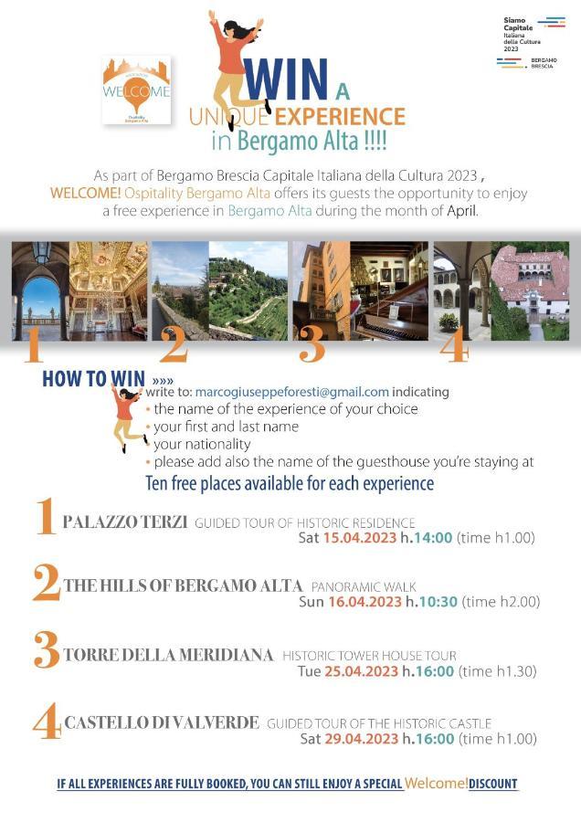 Appartamento Come una Volta Charme&Relax in citta' alta Bergamo Esterno foto